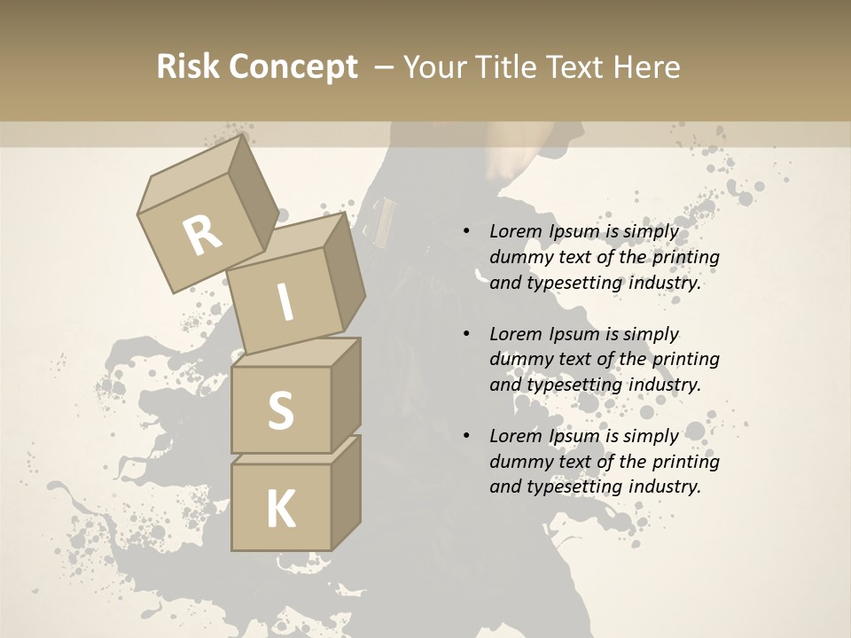 Woman Young Attractive PowerPoint Template