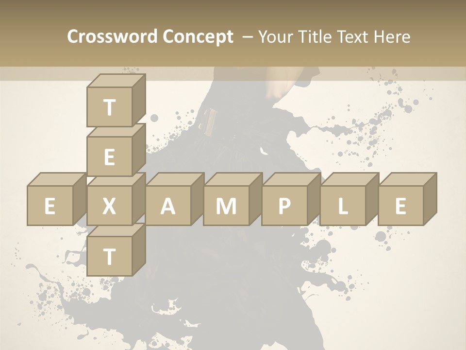 Woman Young Attractive PowerPoint Template