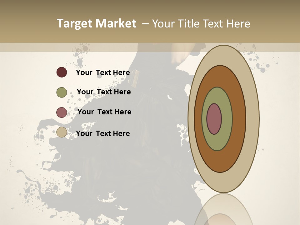 Woman Young Attractive PowerPoint Template