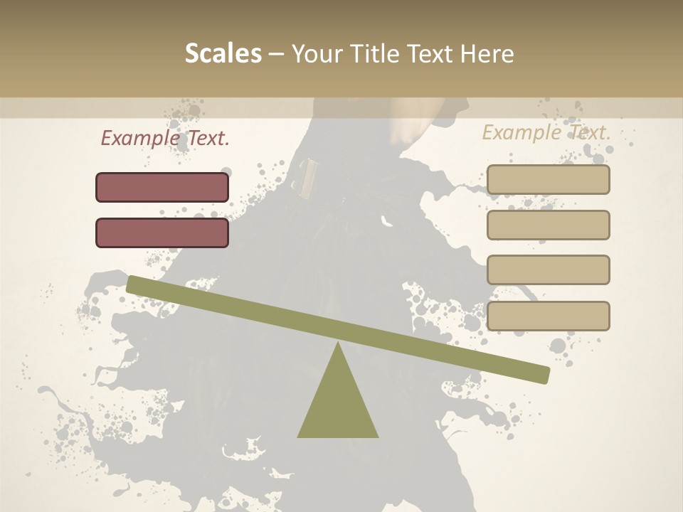 Woman Young Attractive PowerPoint Template