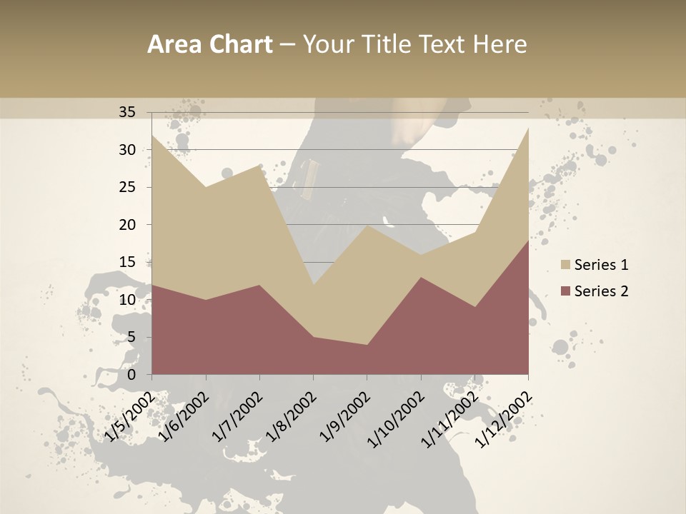 Woman Young Attractive PowerPoint Template