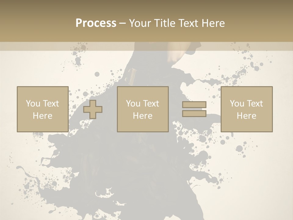 Woman Young Attractive PowerPoint Template