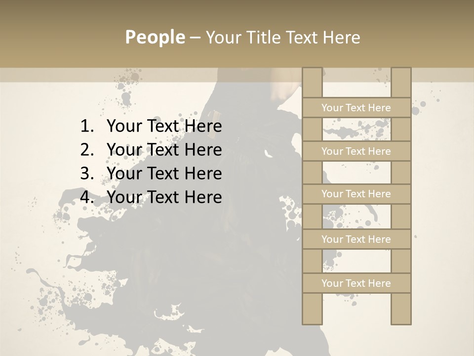Woman Young Attractive PowerPoint Template