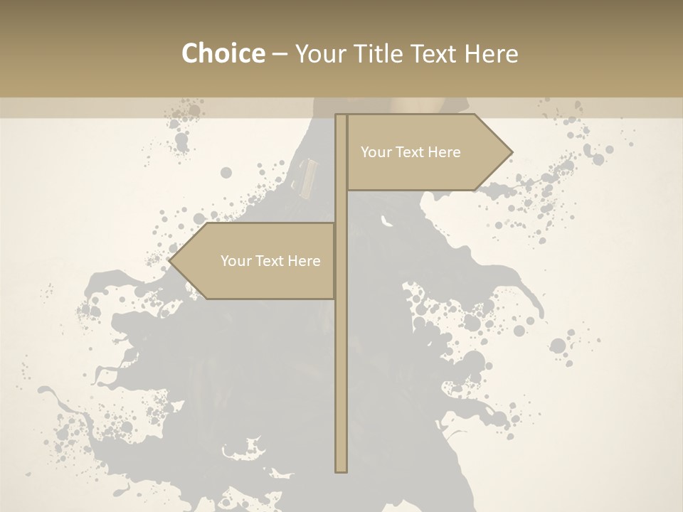 Woman Young Attractive PowerPoint Template