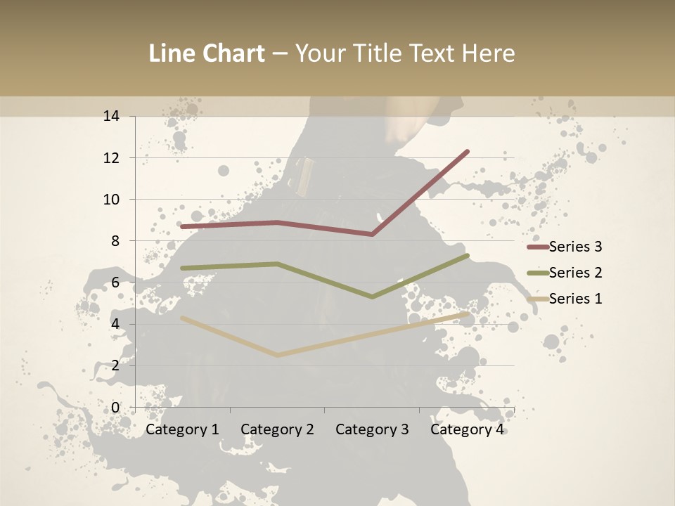 Woman Young Attractive PowerPoint Template