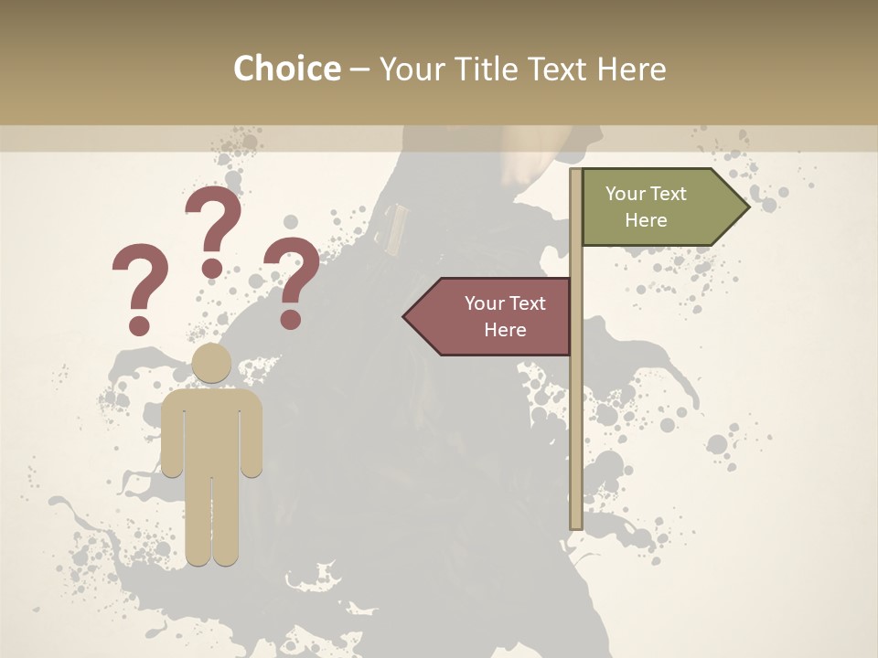 Woman Young Attractive PowerPoint Template