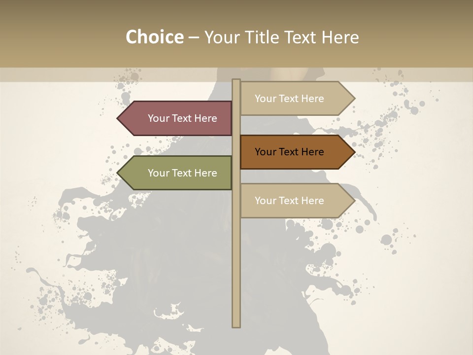 Woman Young Attractive PowerPoint Template