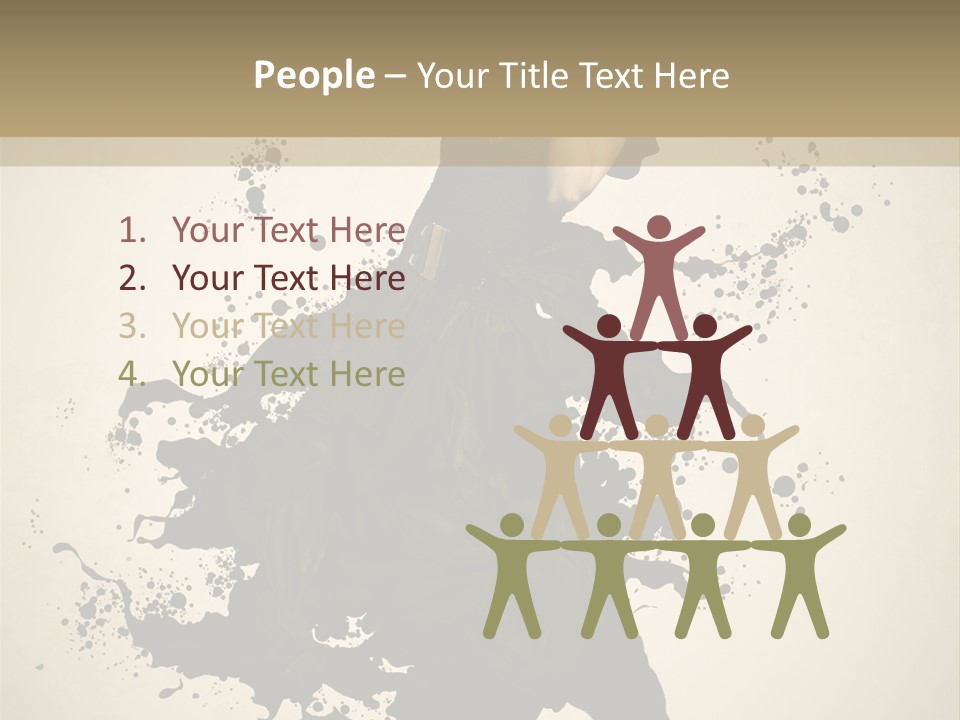 Woman Young Attractive PowerPoint Template