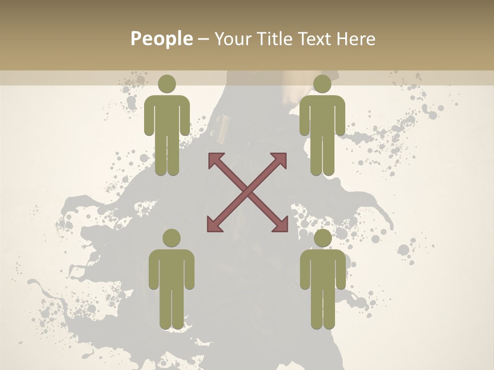 Woman Young Attractive PowerPoint Template