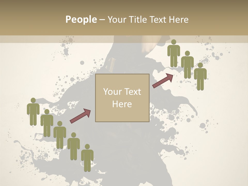 Woman Young Attractive PowerPoint Template