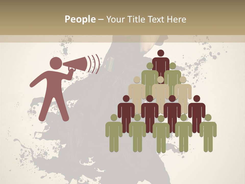 Woman Young Attractive PowerPoint Template