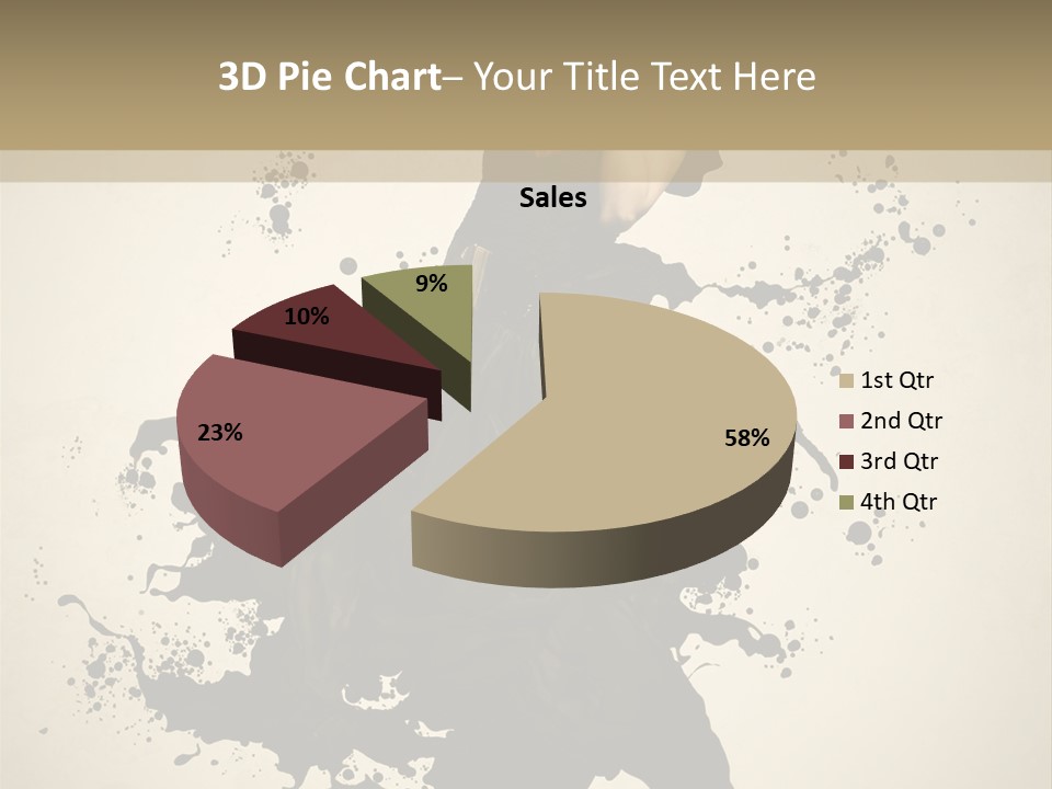 Woman Young Attractive PowerPoint Template