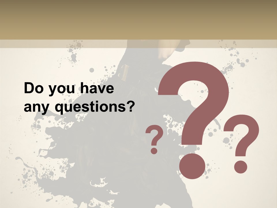 Woman Young Attractive PowerPoint Template