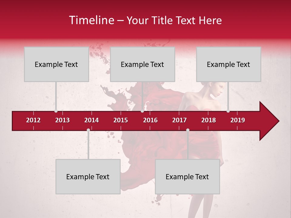 Body Dress Pose PowerPoint Template