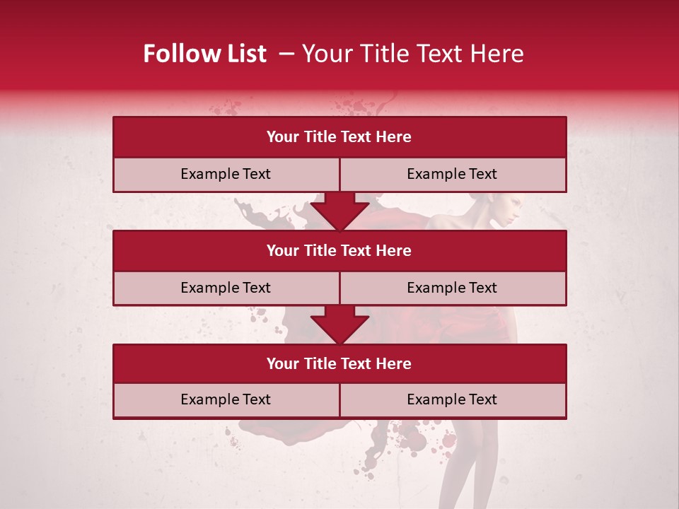 Body Dress Pose PowerPoint Template