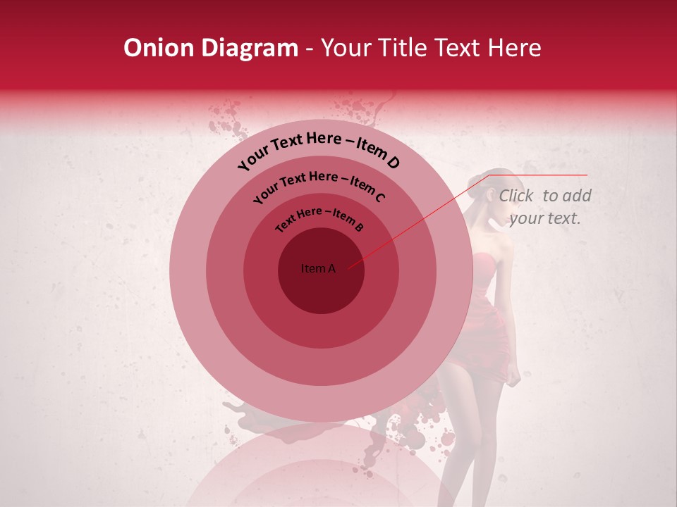 Body Dress Pose PowerPoint Template