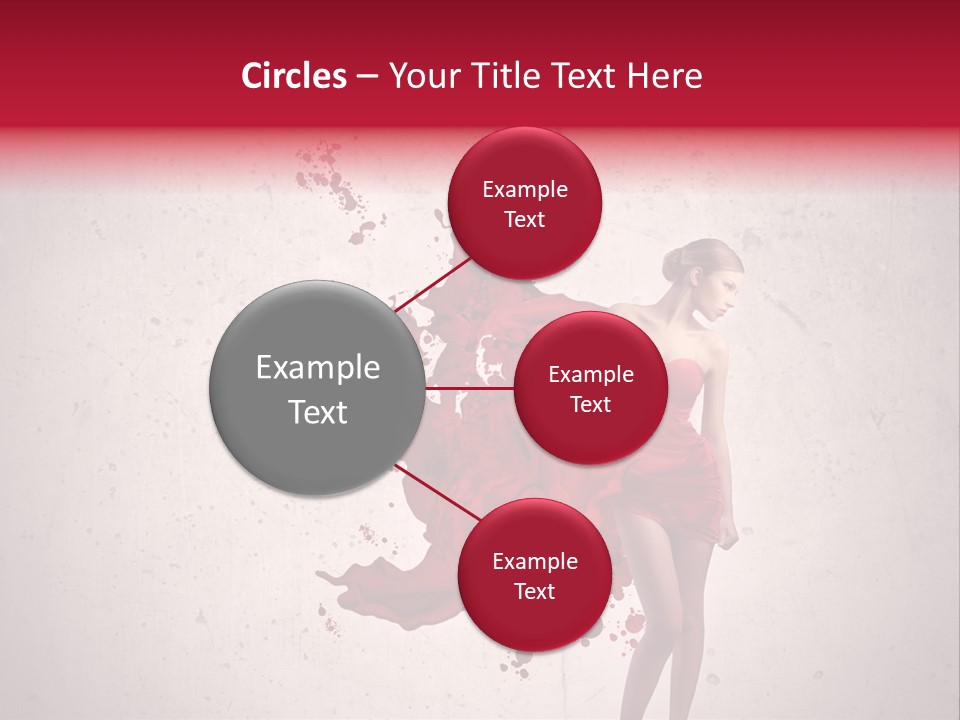 Body Dress Pose PowerPoint Template