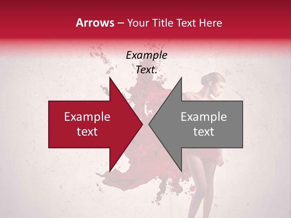 Body Dress Pose PowerPoint Template