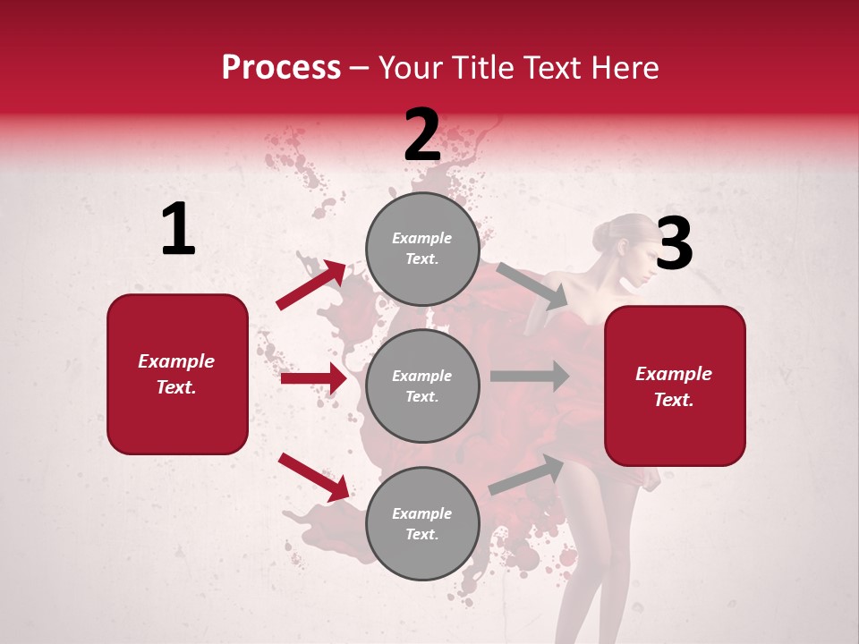 Body Dress Pose PowerPoint Template