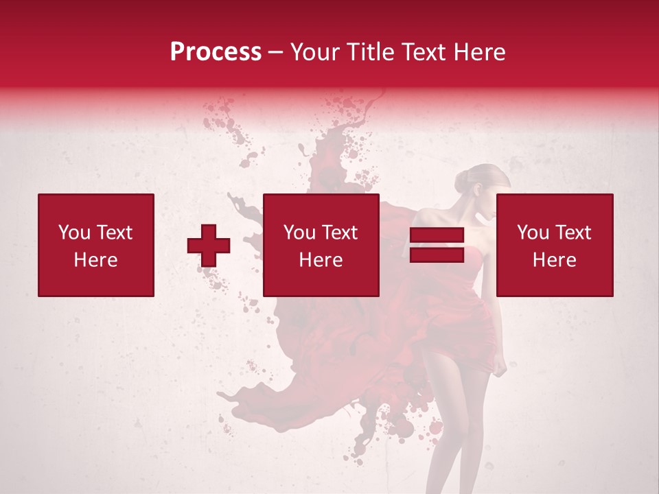 Body Dress Pose PowerPoint Template