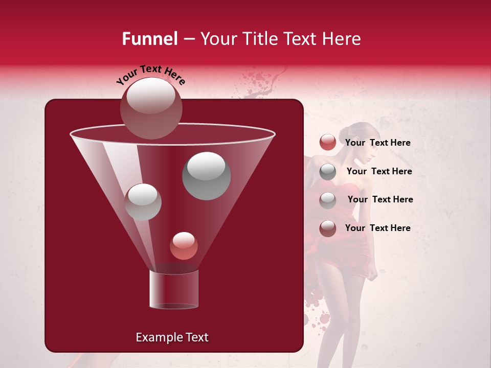 Fashion Brush Water PowerPoint Template