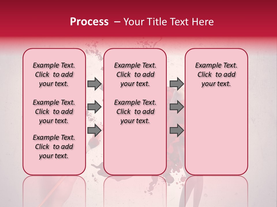 Fashion Brush Water PowerPoint Template