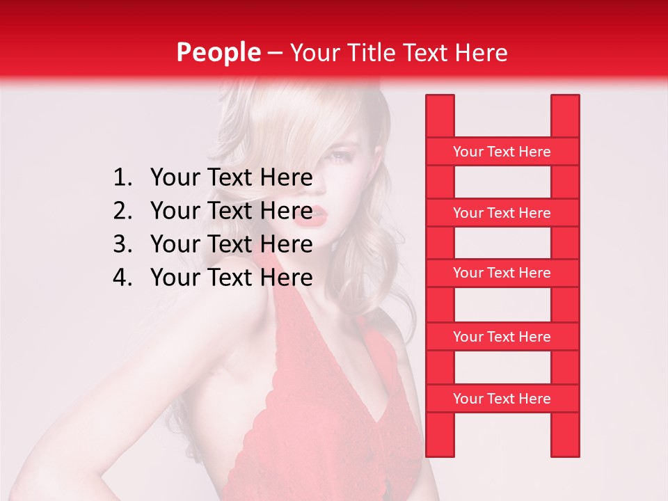 Looking Long People PowerPoint Template