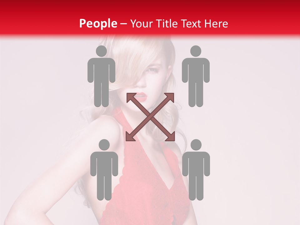 Looking Long People PowerPoint Template