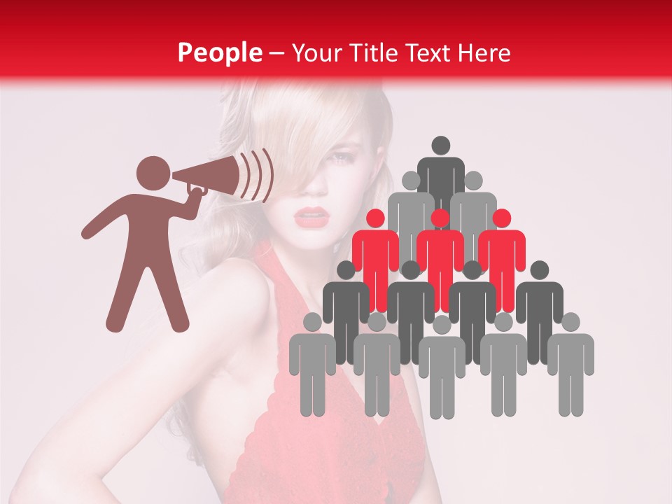 Looking Long People PowerPoint Template
