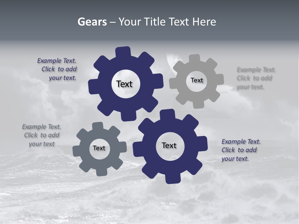 Leixoes Energy Dark PowerPoint Template