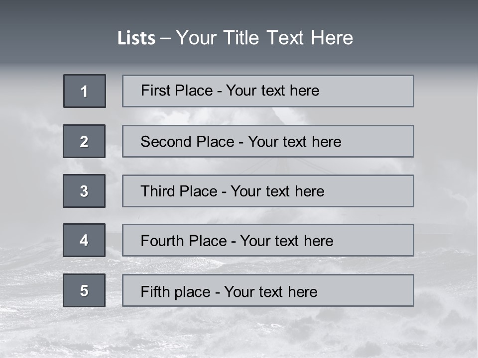 Leixoes Energy Dark PowerPoint Template