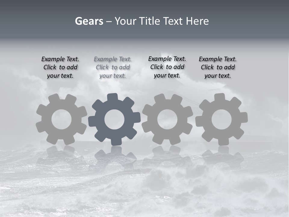 Leixoes Energy Dark PowerPoint Template