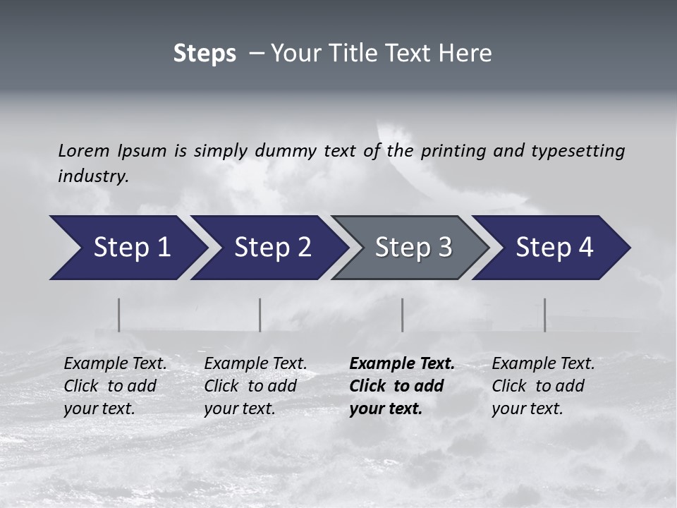 Leixoes Energy Dark PowerPoint Template