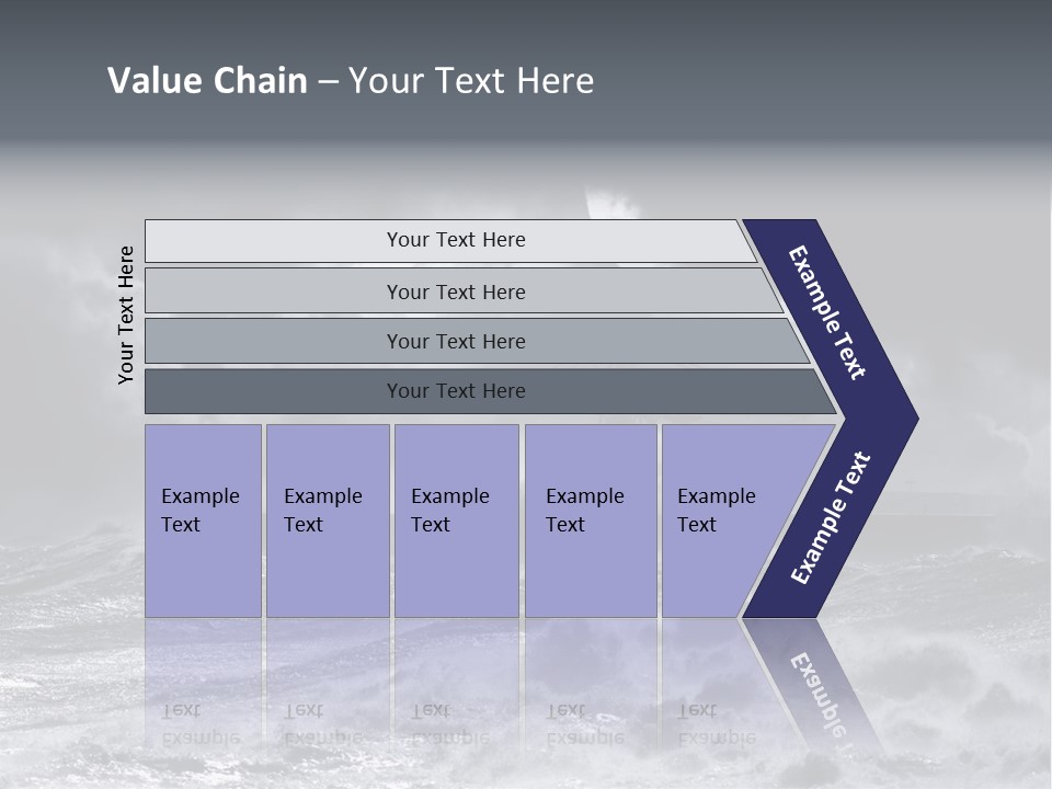 Leixoes Energy Dark PowerPoint Template