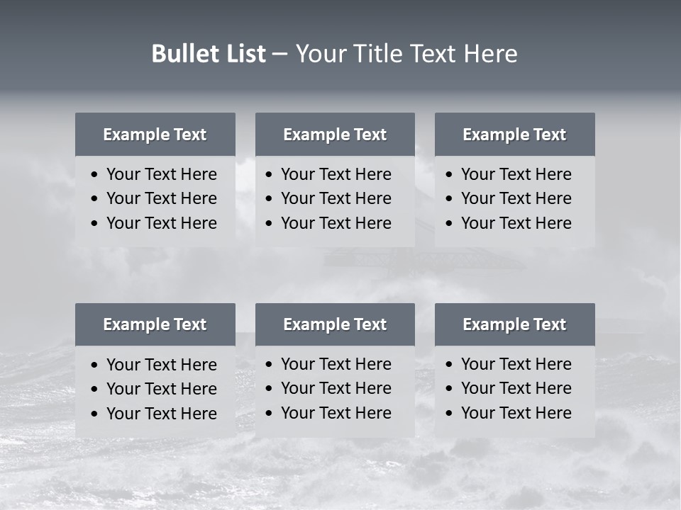 Leixoes Energy Dark PowerPoint Template