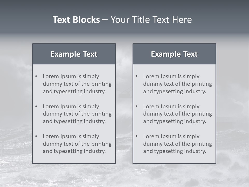 Leixoes Energy Dark PowerPoint Template