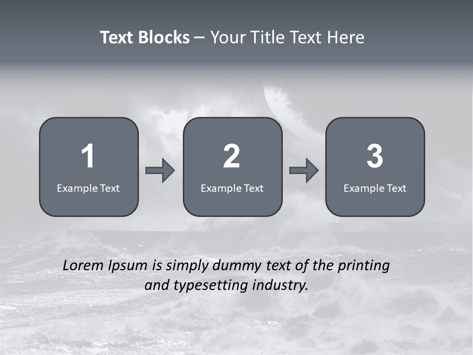 Leixoes Energy Dark PowerPoint Template