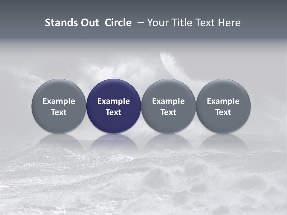 Leixoes Energy Dark PowerPoint Template