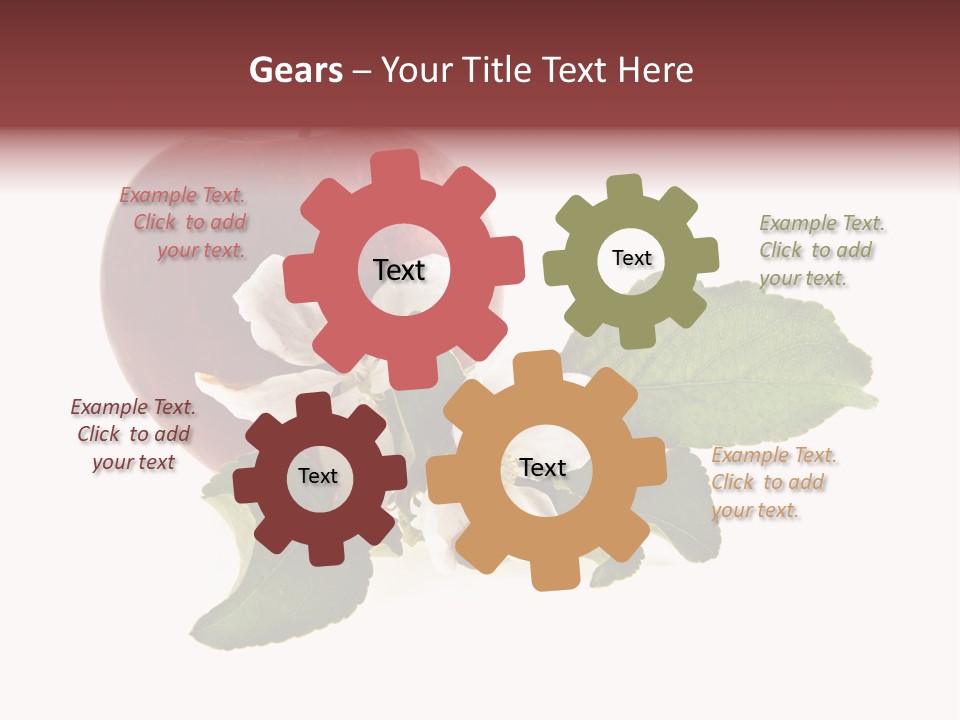 Sphere Nature Leaf PowerPoint Template