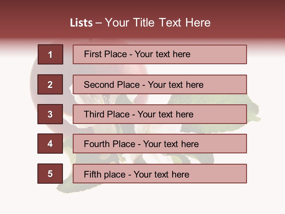 Sphere Nature Leaf PowerPoint Template