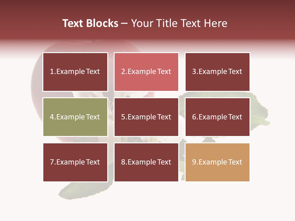 Sphere Nature Leaf PowerPoint Template