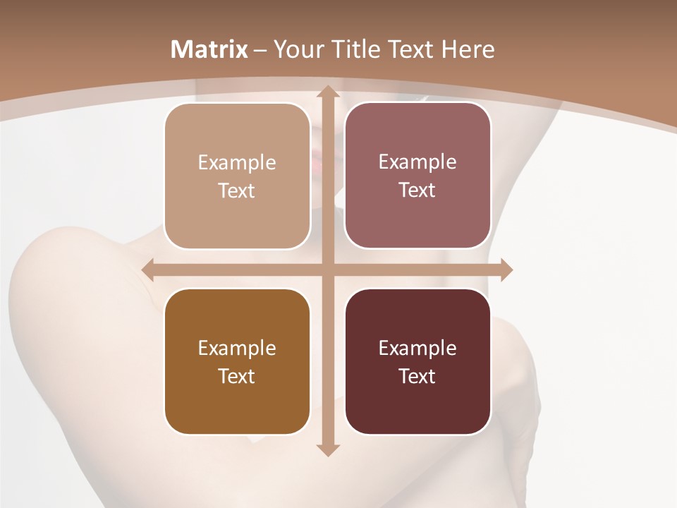 Hair Tyle Young Girl PowerPoint Template