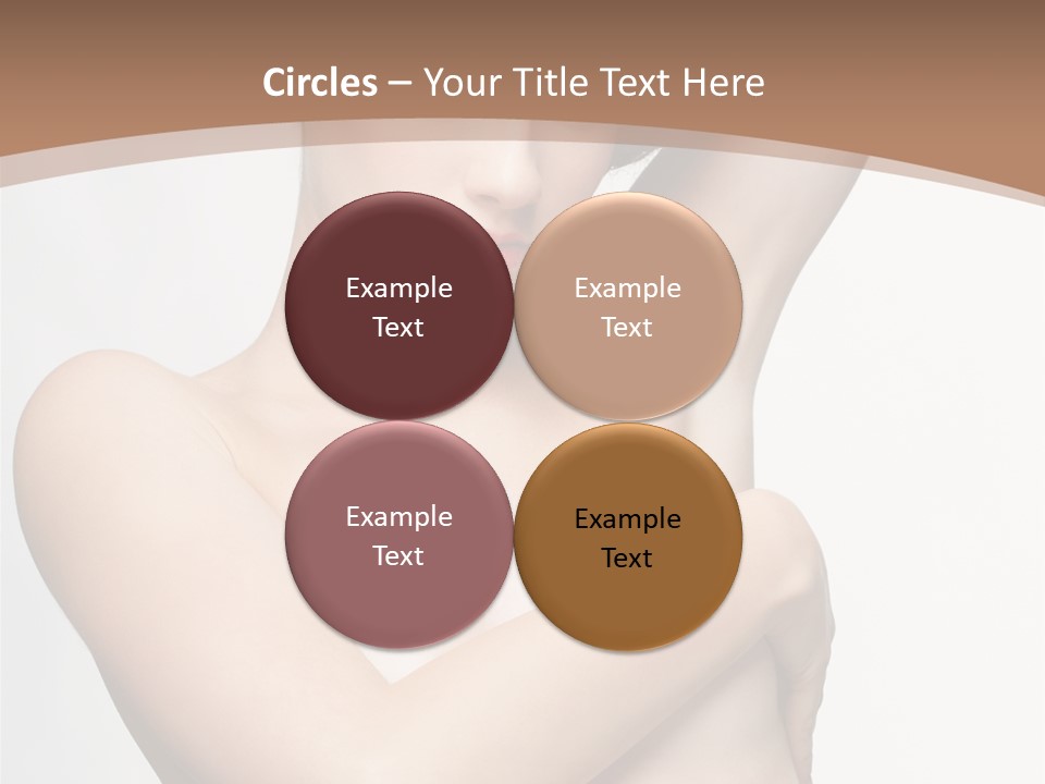 Hair Tyle Young Girl PowerPoint Template