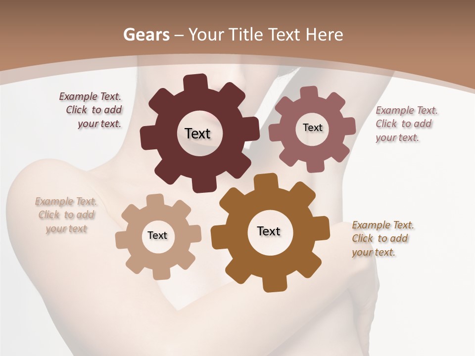 Hair Tyle Young Girl PowerPoint Template