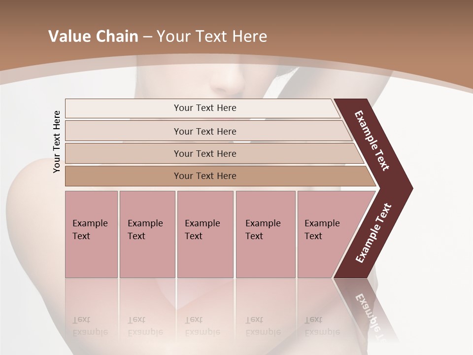 Hair Tyle Young Girl PowerPoint Template