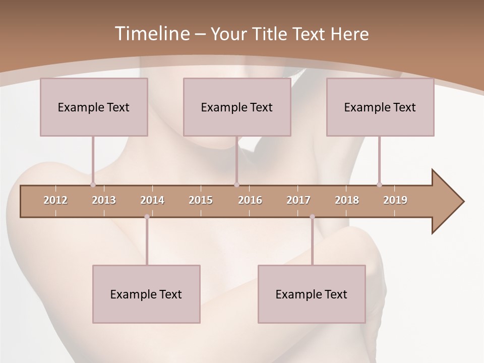 Hair Tyle Young Girl PowerPoint Template