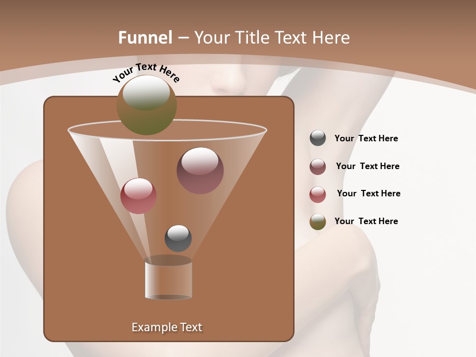 Hair Tyle Young Girl PowerPoint Template