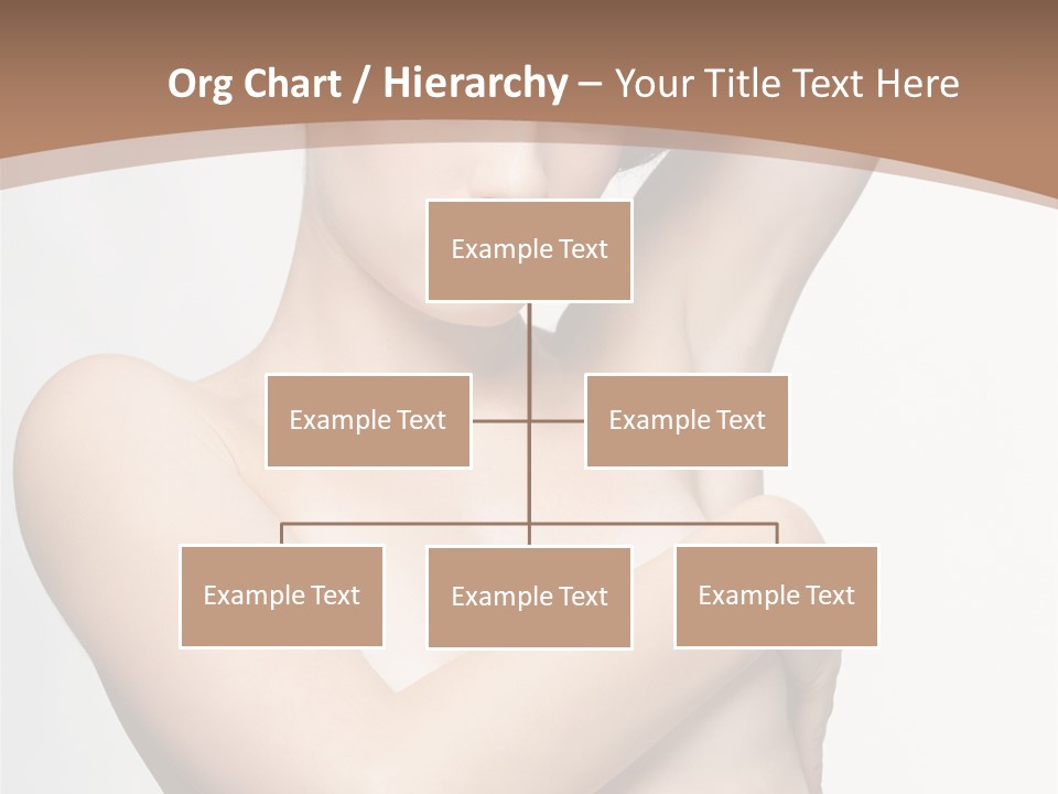 Hair Tyle Young Girl PowerPoint Template