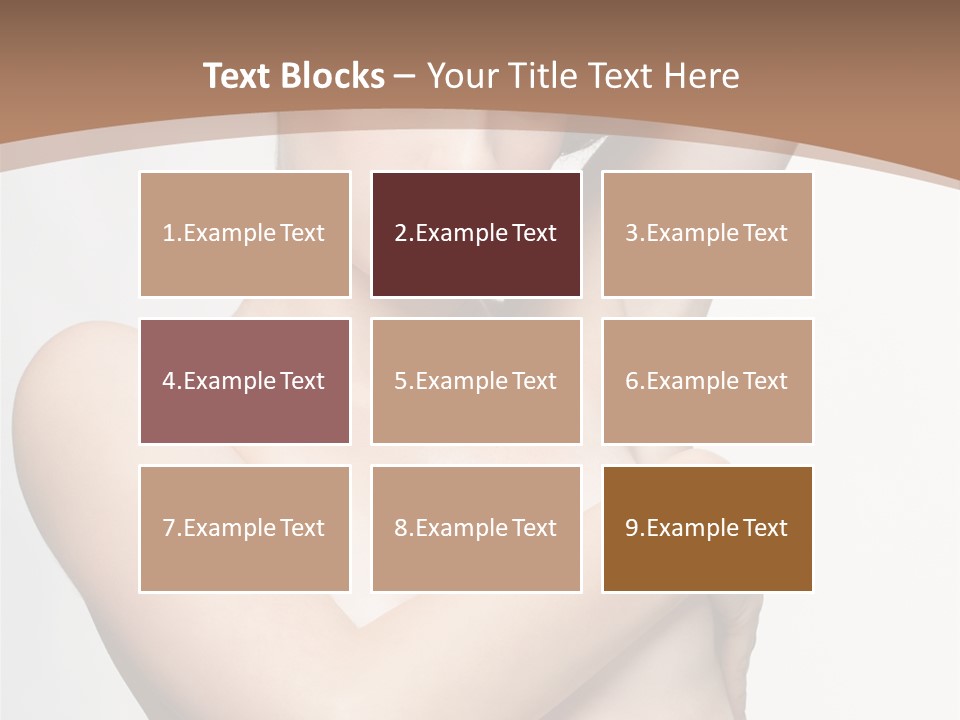 Hair Tyle Young Girl PowerPoint Template