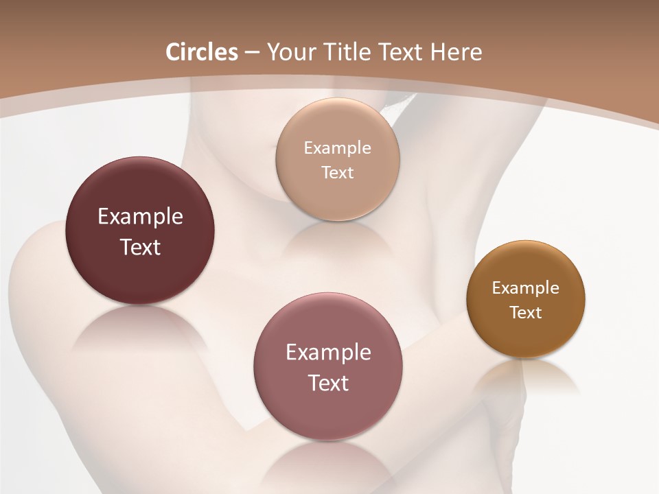 Hair Tyle Young Girl PowerPoint Template